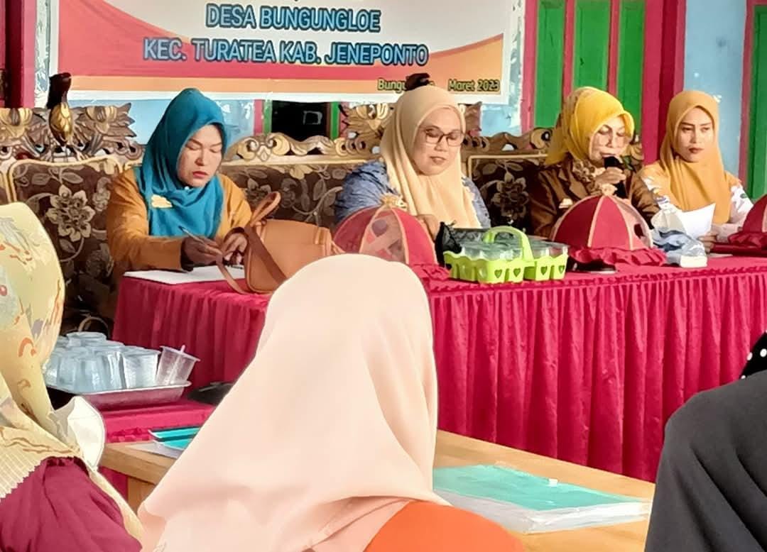 Kegiatan rapat APBDES di desa Bungungloe kecamatan turatea kabupaten jeneponto
